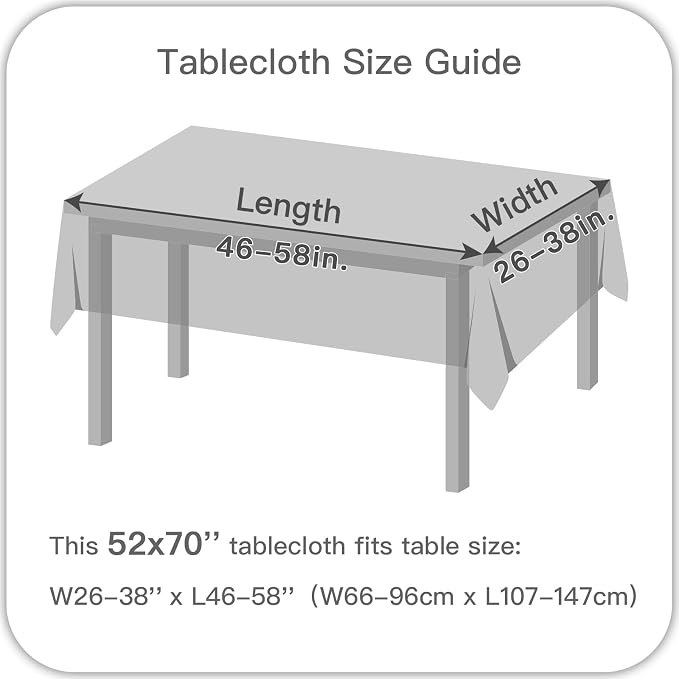 maxmill 2 Pack Rectangle 52 x 70 Inch Natural Slubby Textured Tablecloth - Image 7