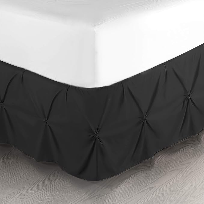 Nestl Pinch Pleat Twin Bed Skirt by Nestl