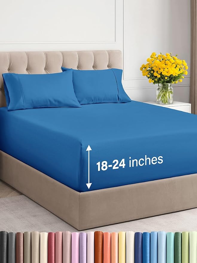 Extra Deep Twin Sheet Set by CGKUnlimited