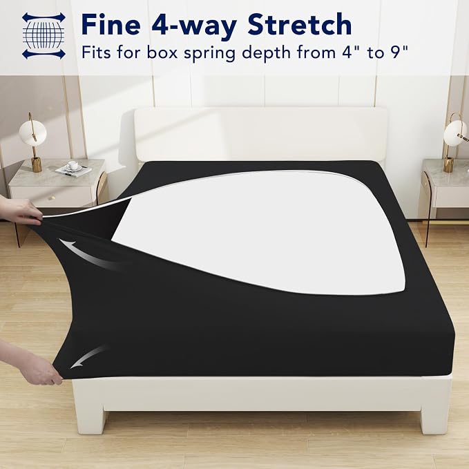 PureFit Stretchy Box Spring Cover King - Image 3