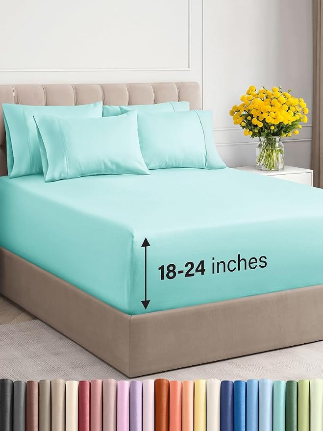 Extra Deep King Sheet Set by CGKUnlimited