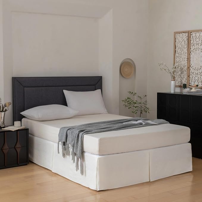 Twin Bed Skirt, Wrap Around Bed Skirt - Image 5