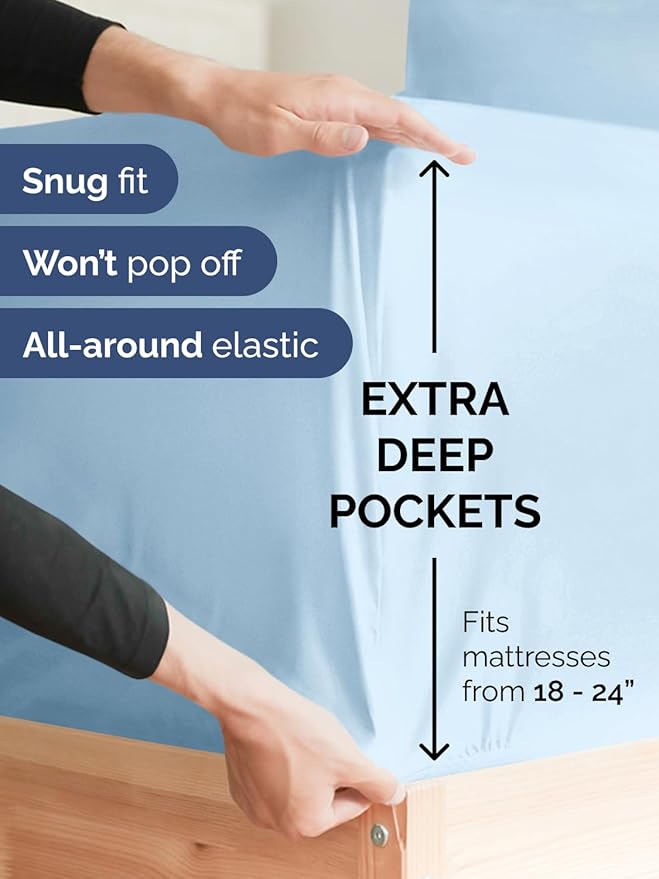 Extra Deep Pocket King Sheets - Image 3
