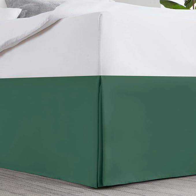 Nestl Hunter Green Bed Skirt King Size - Image 2