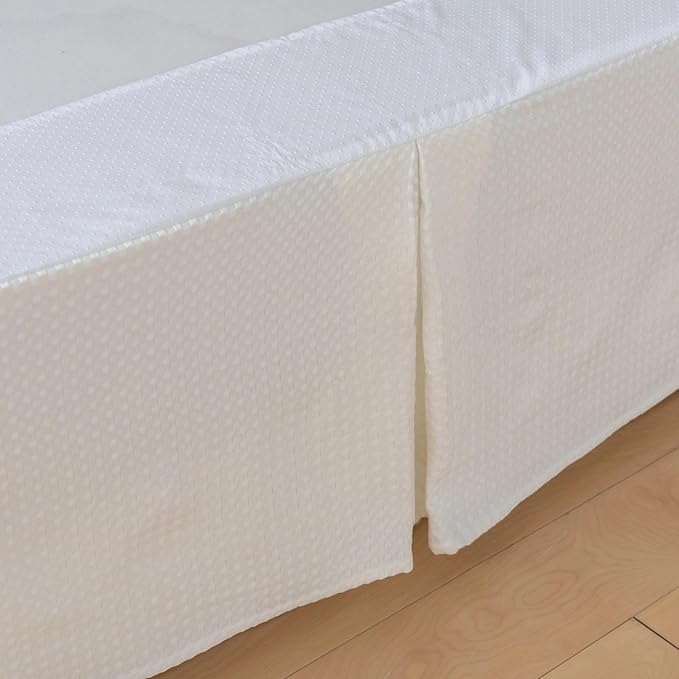 Twin Bed Skirt, Wrap Around Bed Skirt - Image 2