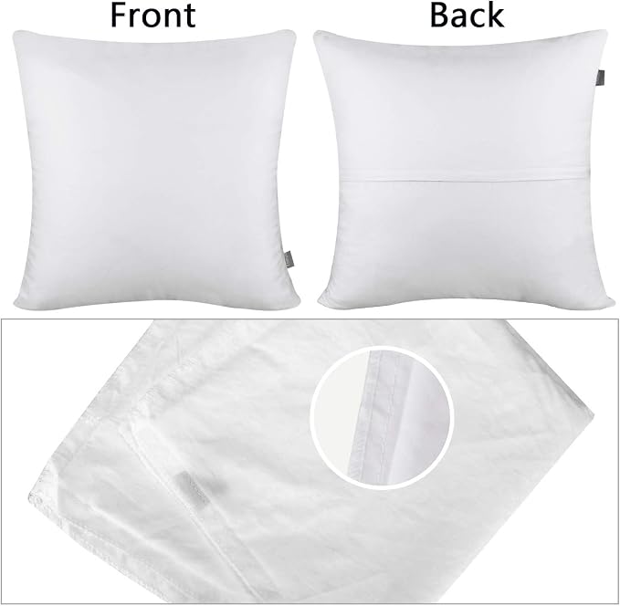 Thmyo 4-Pack 100% Cotton Comfortable Solid Decorative Throw Pillow Case Square - Image 7