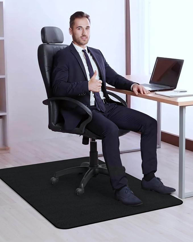 Blvornl Office Chair Mat for Hardwood Floor and Low Pile Carpet, Heavy Duty - Image 8