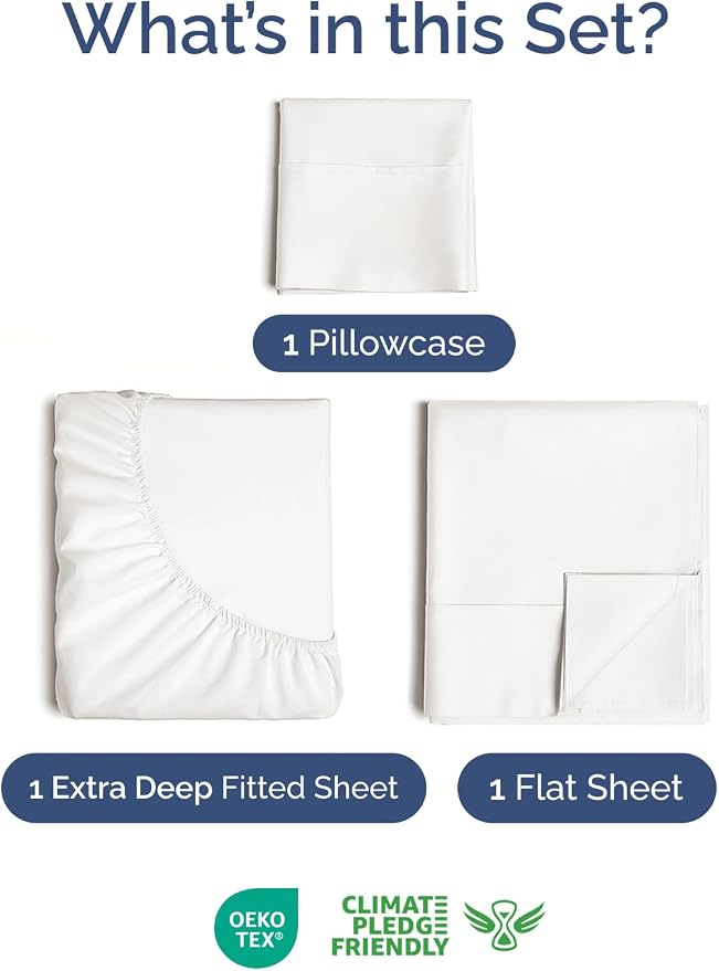 Extra Deep Pocket Twin Sheets - Image 2