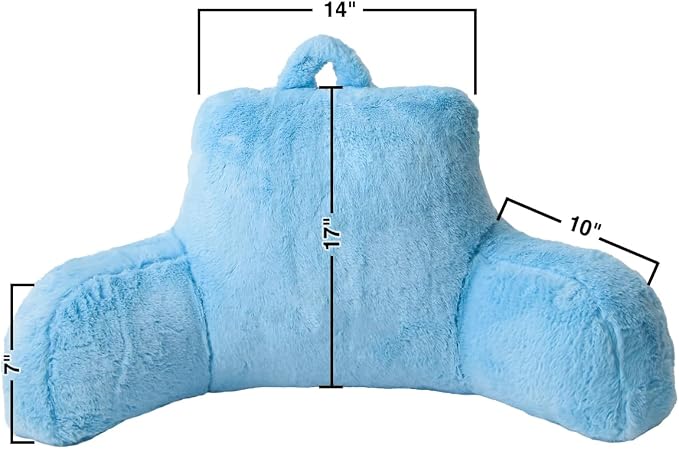 Holawakaka Reading Pillow for Sitting up in Bed Sofa Kids Teens, Backrest Pillow - Image 5