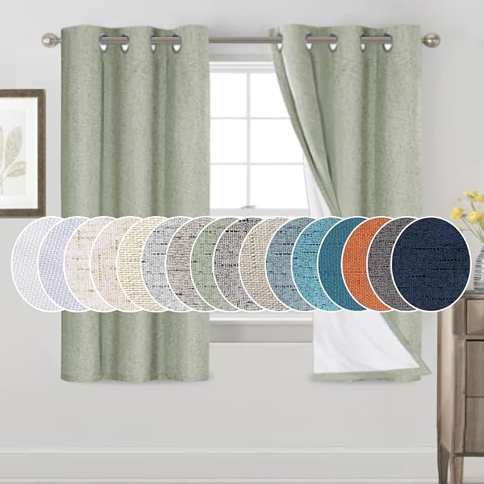 PrinceDeco 100% Blackout Curtains by PrinceDeco