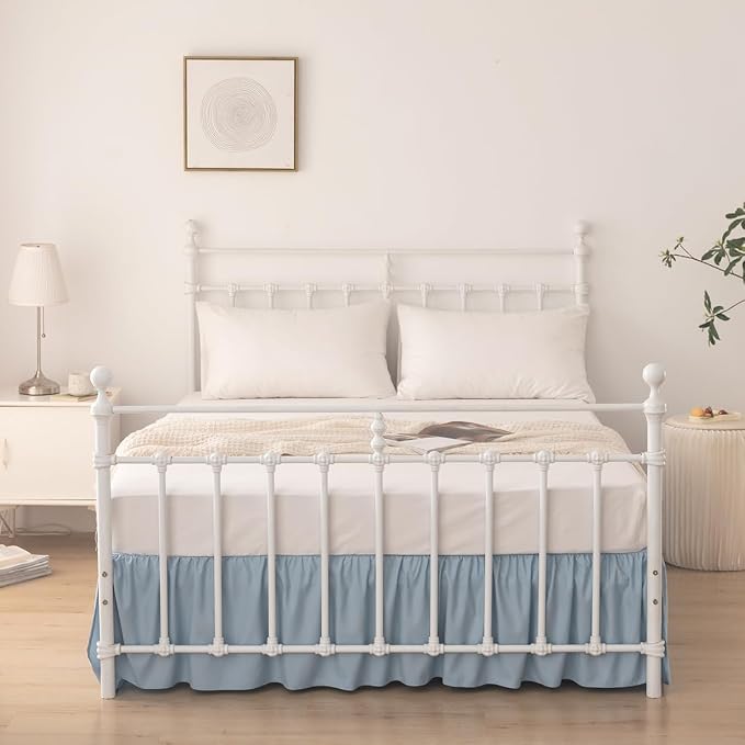 Bed Skirt Queen Size Ruffled Bed Skirt - Image 7