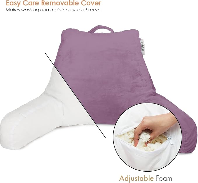 Nestl Reading Pillow with Shredded Memory Foam, Designed - Image 4