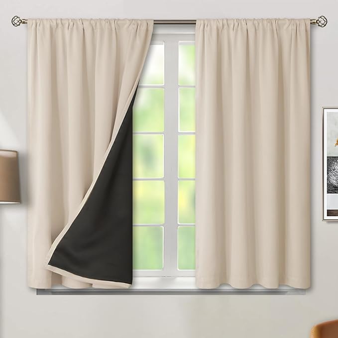 BGment Blackout Curtains for Small Window, Thermal Insulated Full Room by BGment