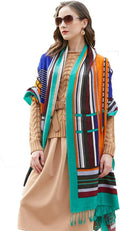 DANA XU 100% Merino Wool Pashmina Shawl by DANAXU