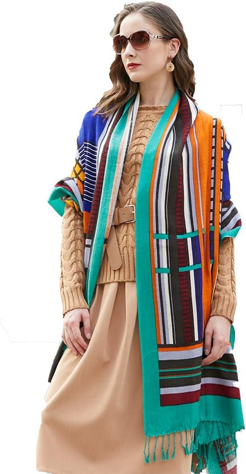 DANA XU 100% Merino Wool Pashmina Shawl by DANAXU