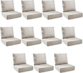 Outdoor Cushion Set for Furniture Patio Furniture, UV Resistant, Water Resistant by PLANNTONNEO