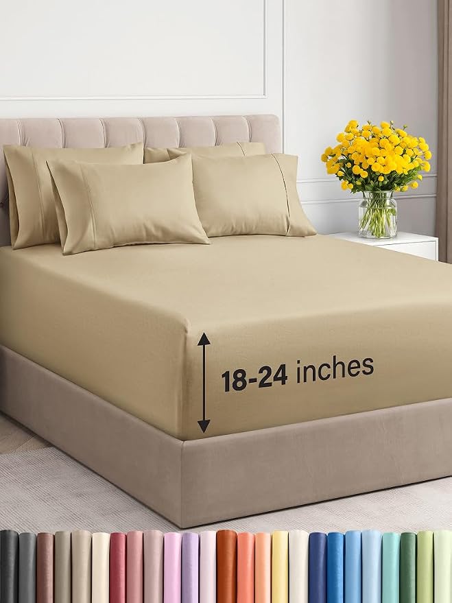 Extra Deep Queen Sheet Set by CGKUnlimited