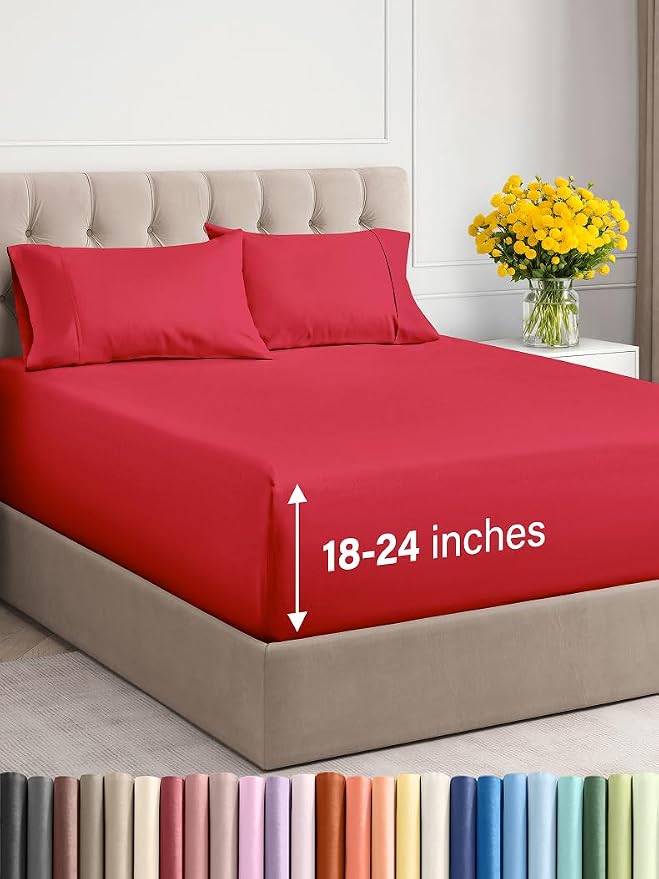 Extra Deep Twin Sheet Set by CGKUnlimited