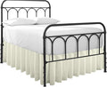 Ruffled Bed Skirt with Split Corners-Dust Ruffle by COTTINGON