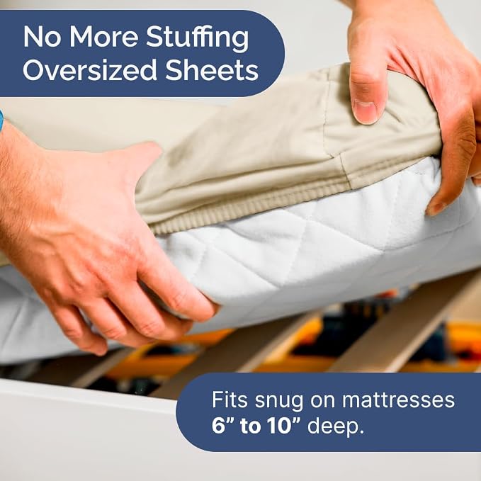 Cot Sheet Set 30” x 75” – 4 Piece Cot Size Narrow Twin Mattress Sheets – Ideal - Image 4