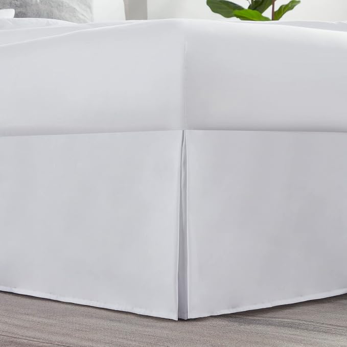 Nestl White Full Bed Skirt - Image 2