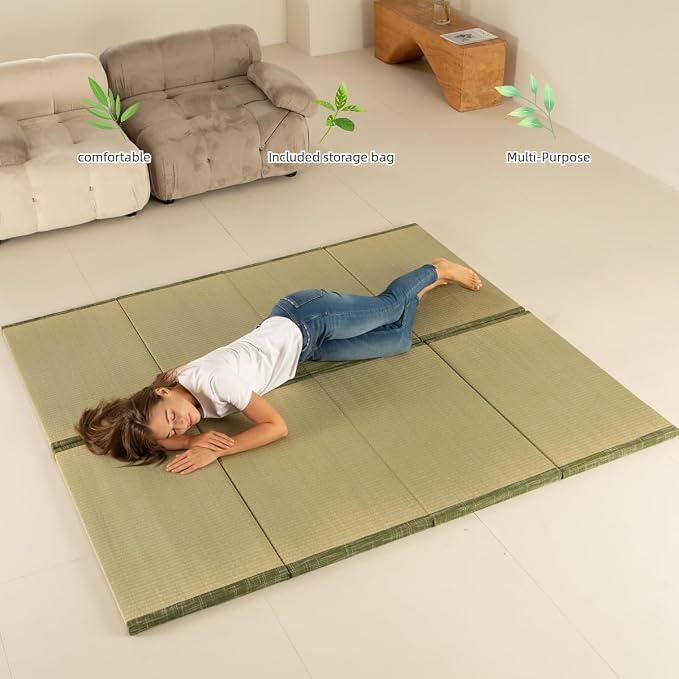 MustMat Tatami Mat Japanese Floor Mattress Traditional Japanese Futon Floor - Image 2
