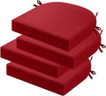 idee-home Outdoor Chair Cushions Set of 4, Thick 19" x 19" x 3" Outdoor Seat by idee-home