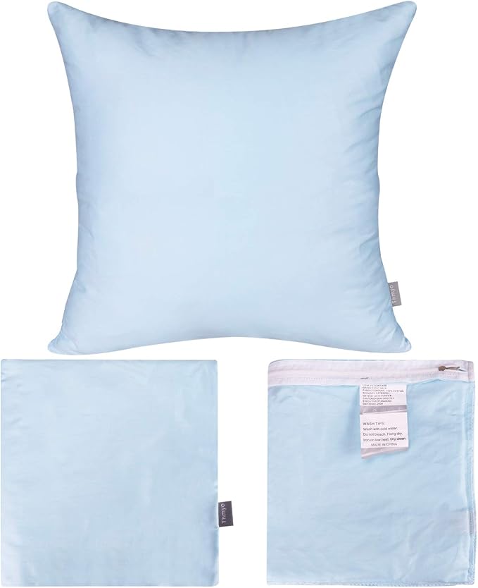 Thmyo 4-Pack 100% Cotton Comfortable Solid Decorative Throw Pillow Case - Image 6