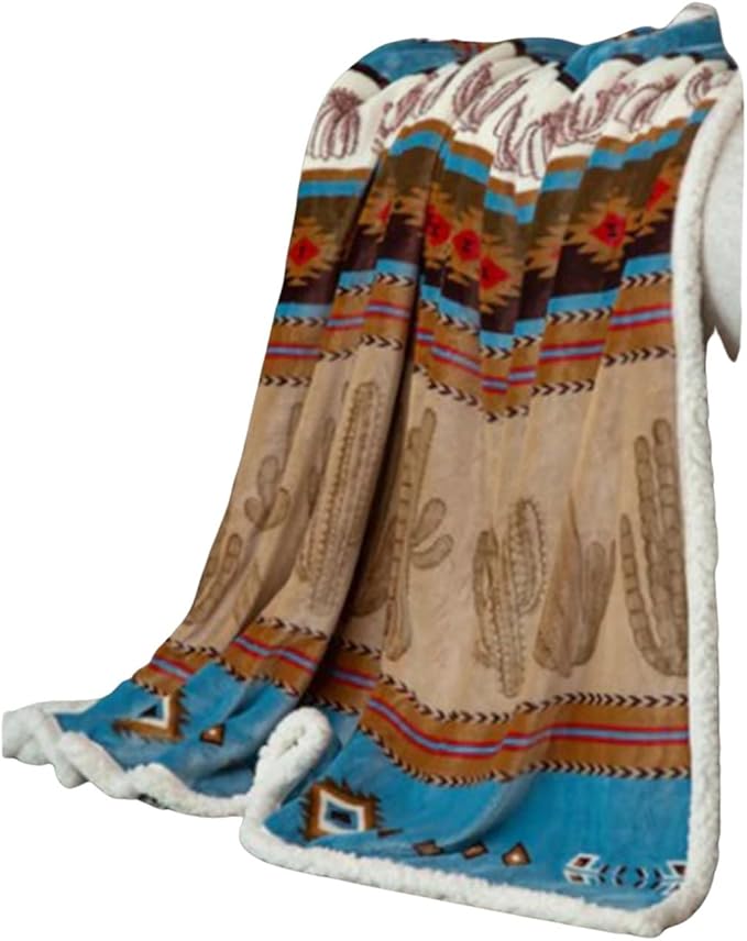 CARSTENS, INC. Ultra Premium Super Soft Plush Sherpa Fleece Oversized Throw by CarstensInc
