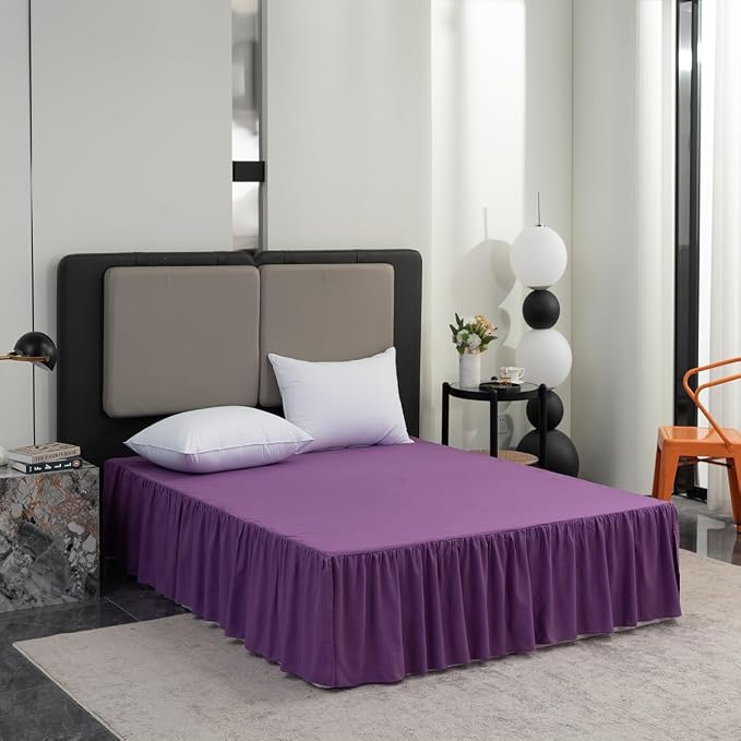 Bed Skirt King Size Ruffled Bed Skirt - Image 7