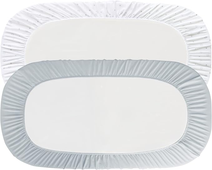 Bassinet Sheets Fit for Simmons Kids City, Ingenuity Dream&Grow, Dream On Me - Image 6
