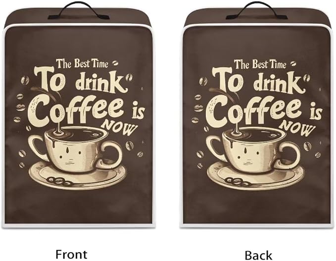 Mumeson Coffee Cup Coffee Maker Cover, Home Kitchen Appliance Cover Stain Dust - Image 2