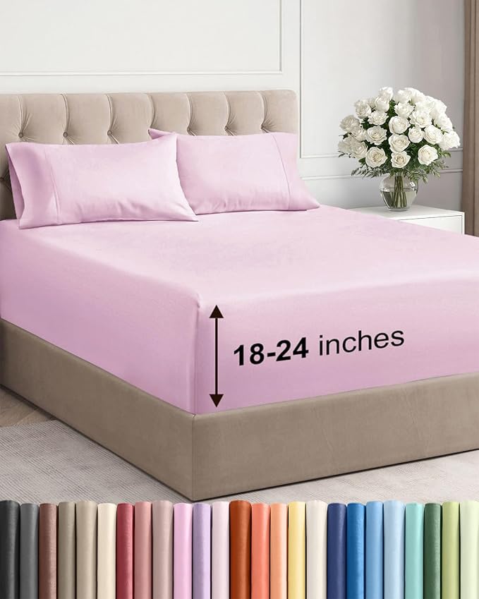 Extra Deep Pocket Cal King Sheets by CGKUnlimited