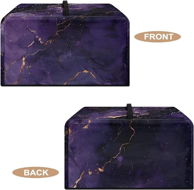 Microwave Oven Dust Cover, Marble Foldable Decorative Air Fryer Toaster Oven - Image 5