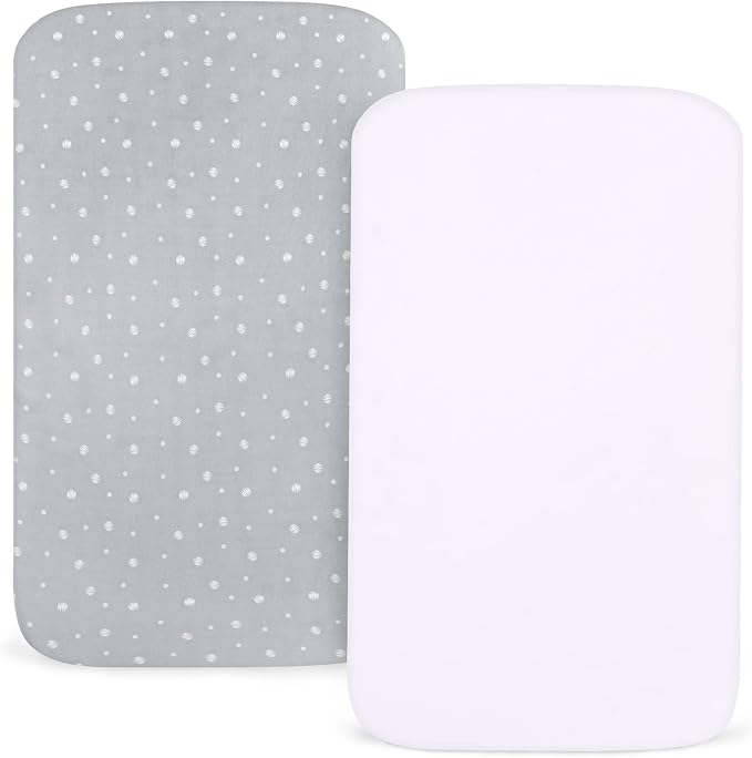 Bassinet Sheets Fit for RONBEI, Arm's Reach Clear-Vue, Mini Ezee Co-Sleeper - Image 2