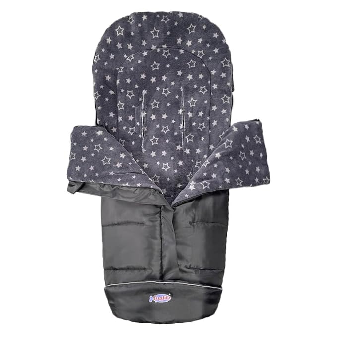 Front Height Adjustable Winter Waterproof Stroller Bunting Bag, Winter Stroller - Image 7