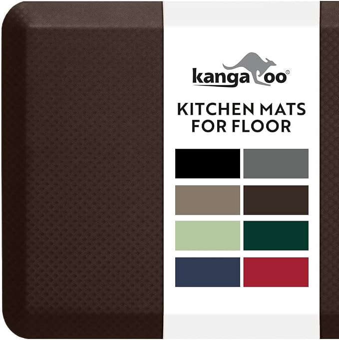 KANGAROO Thick Ergonomic Anti Fatigue Mats by Kangaroo