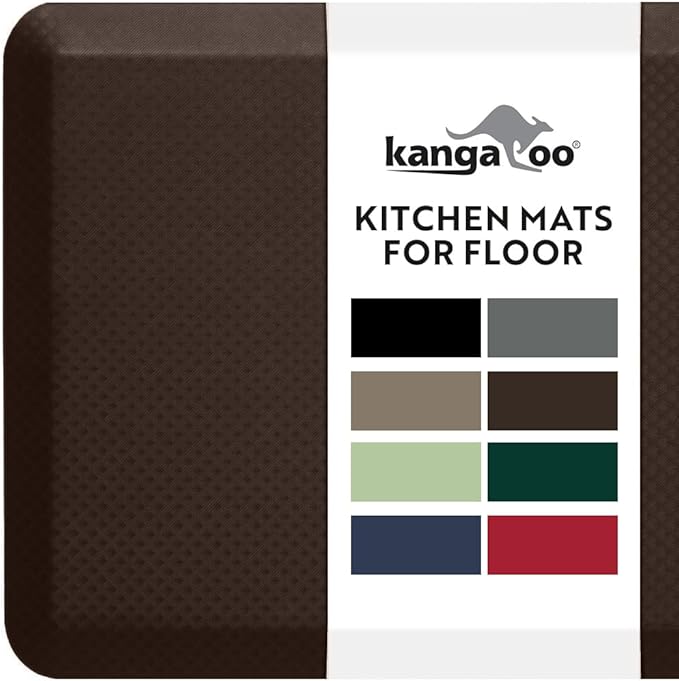 KANGAROO Thick Ergonomic Anti Fatigue Mats by Kangaroo