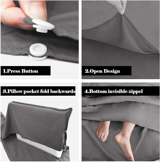 Sleeping Bag Liner, Travel Sheet & Adult Sleep Sack, Camping Sheets Travel - Image 4