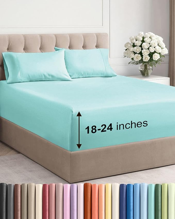 Extra Deep Pocket Queen Sheet Set by CGKUnlimited