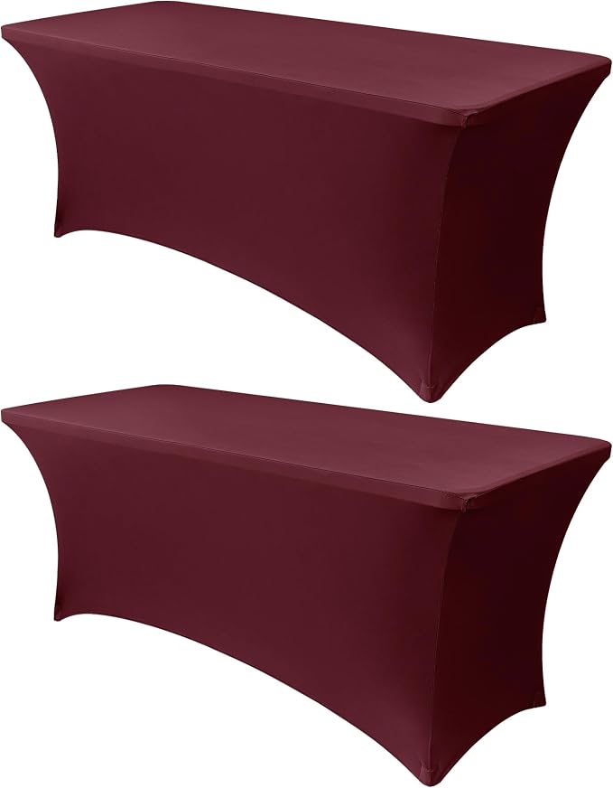 Obstal 8Ft Stretch Spandex Table Cover by Obstal