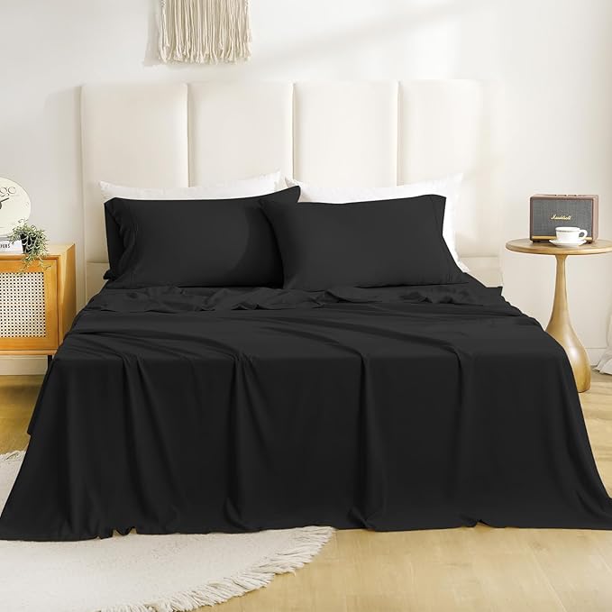 Twin Sheet Set - 3 Piece Super Soft Breathable Bed Sheet & Pillowcase Set by COZYSMILE