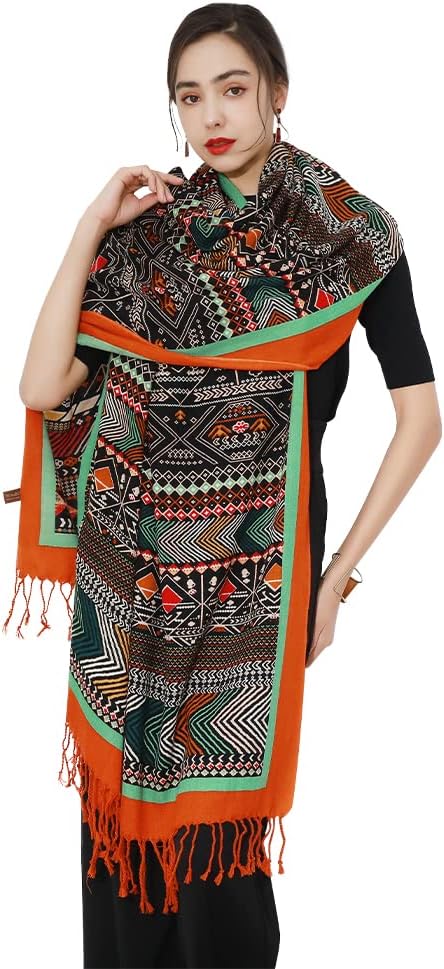 DANA XU 100% Merino Wool Pashmina Shawl by DANAXU