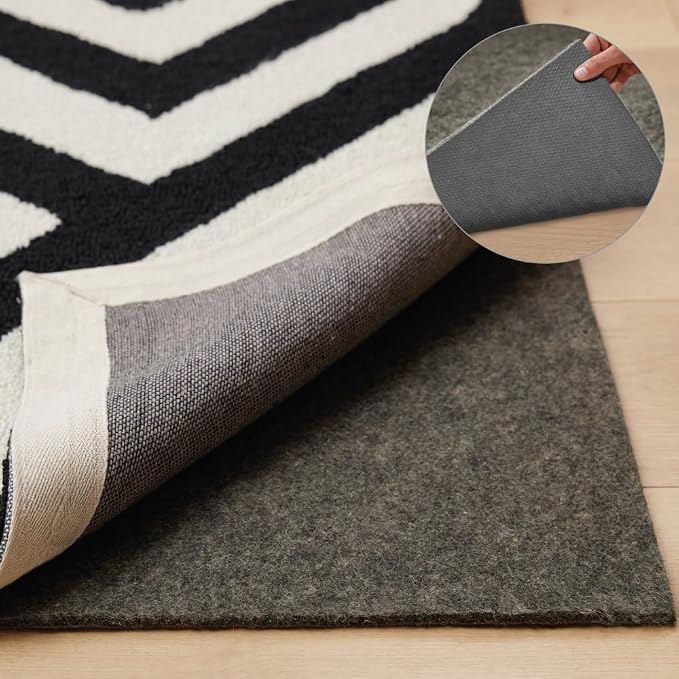 GORILLA GRIP Felt and Natural Rubber Stay in Place Slip Resistant Rug Pad by GorillaGrip