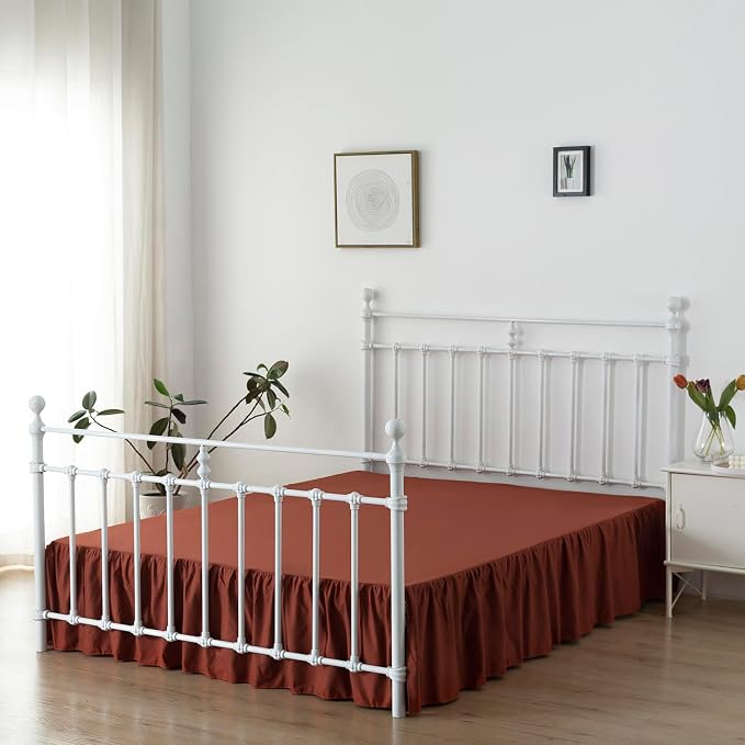 Bed Skirt Queen Size Ruffled Bed Skirt - Image 3