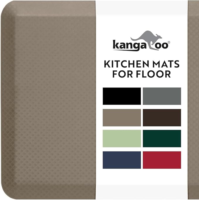 KANGAROO Thick Ergonomic Anti Fatigue Mats by Kangaroo