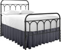 Ruffled Bed Skirt with Split Corners-Dust Ruffle by COTTINGON
