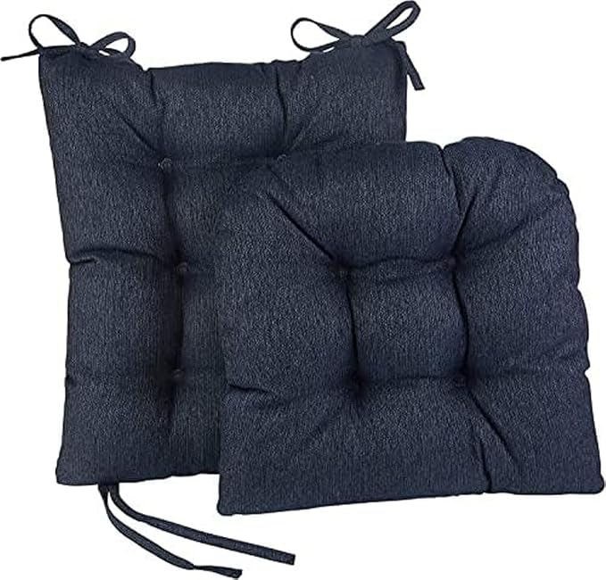 Klear Vu Omega Non-Slip Rocking Chair Cushion Set, Assembled in USA, Thick by KlearVUHomeTextiles