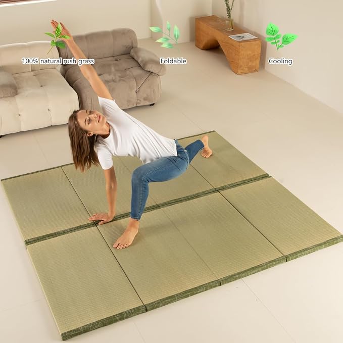 MustMat Tatami Mat Japanese Floor Mattress Traditional Japanese Futon Floor - Image 4