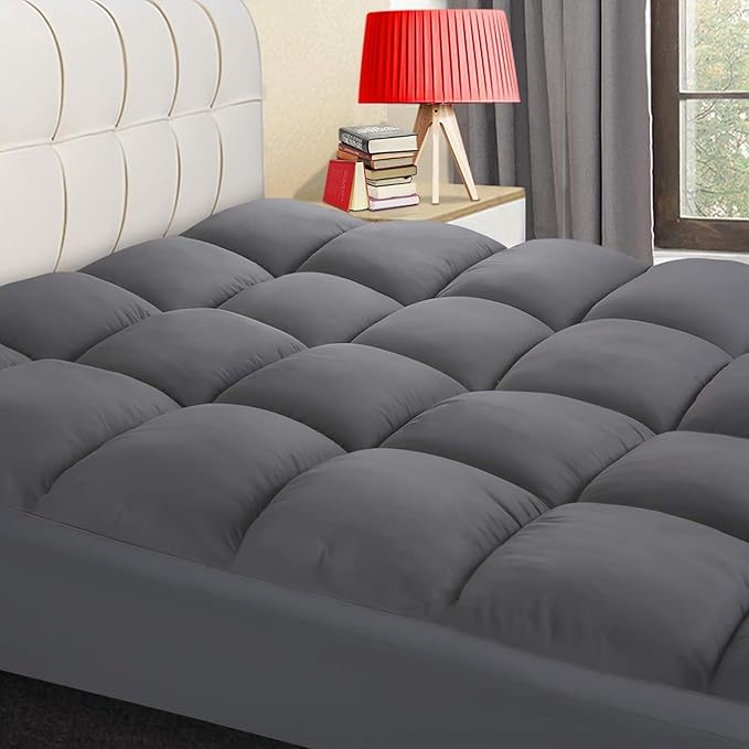 COONP Twin XL Mattress Topper, Extra Thick Pillowtop, Cooling Plush Mattress by COONP